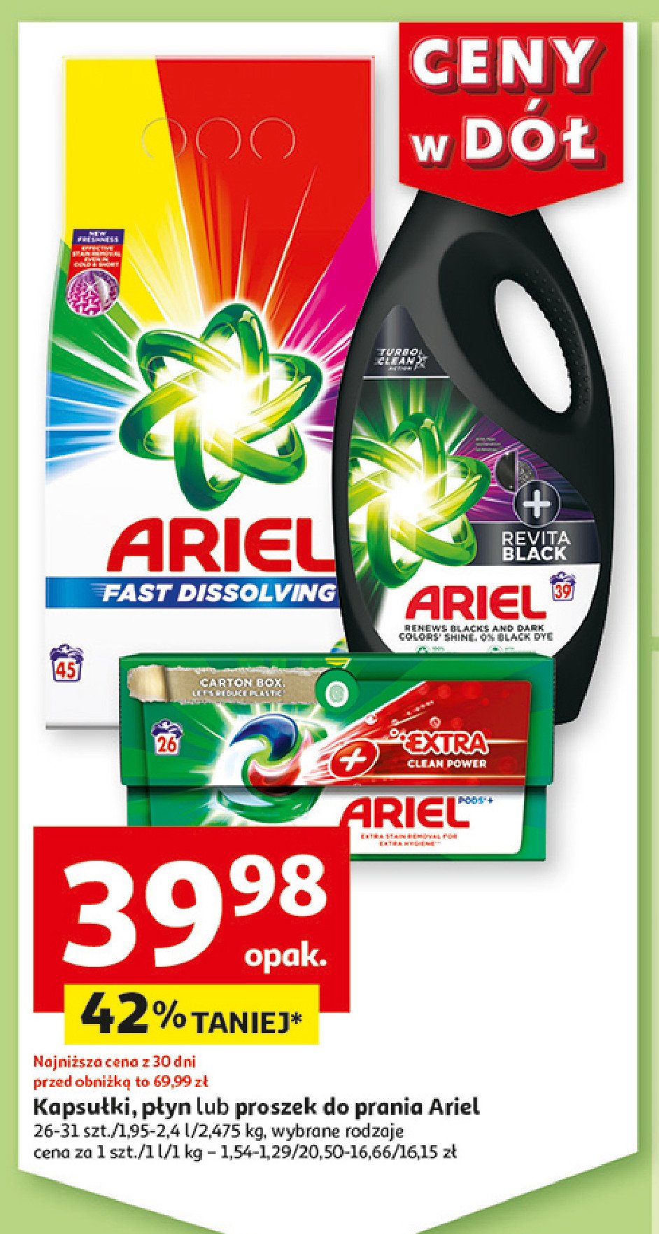 P艂yn do prania revita black Ariel promocja