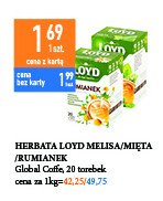 Herbata melisa Loyd tea promocja