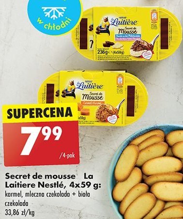 Mus mleczna czekolada Nestle la laitiere promocja w Biedronka