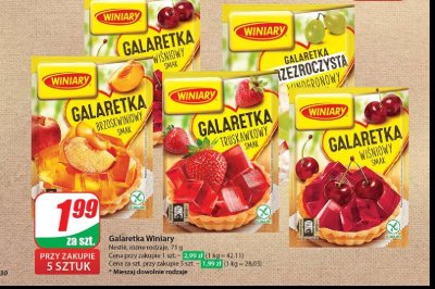 Galaretka brzoskwiniowa Winiary galaretka promocja