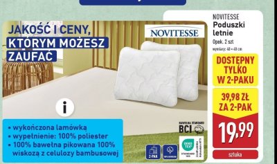 Poduszka letnia 40 x 40 cm Novitesse promocja