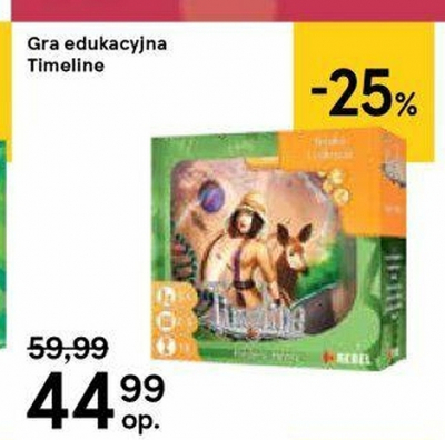 Gra timeline nauka i odkrycia Rebel gry promocja