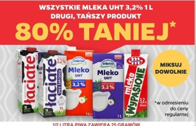 Mleko UHT 3,2% 1L, różne marki Netto promocja w Netto