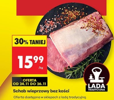 Schab wieprzowy bez kości promocja w Biedronka