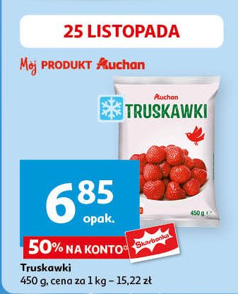 Truskawki Auchan promocja w Auchan