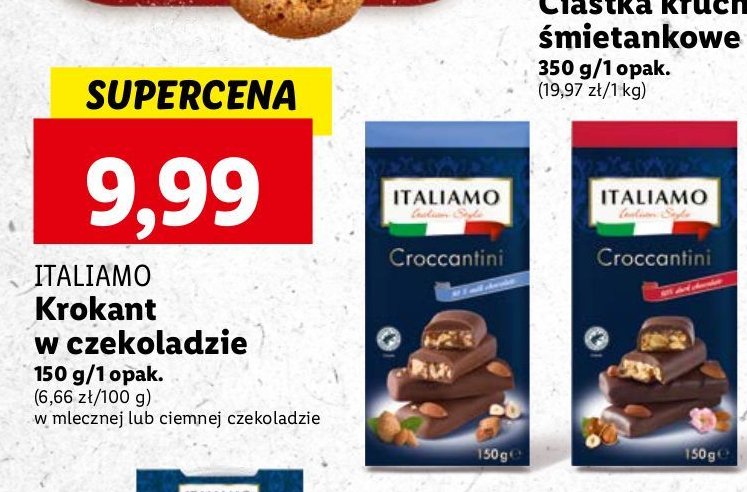 Krokant w ciemnej czekoladzie Italiamo promocja