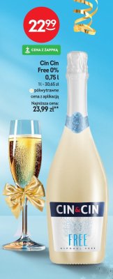 Napój Cin Cin Free 0% 0,75l promocja w Żabka