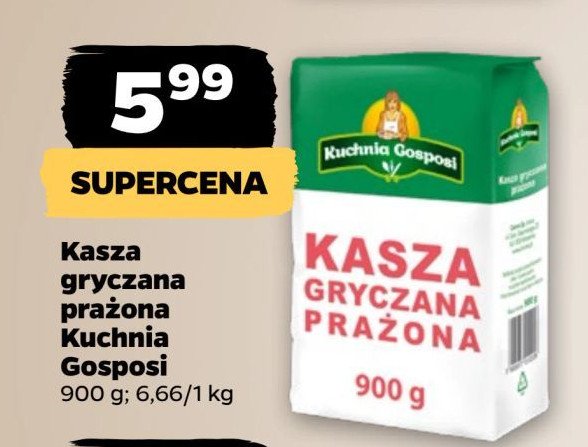 Kasza gryczana prażona Kuchnia gosposi promocja