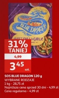 Sos sweet chilli & garlic Blue dragon promocja