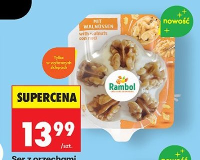 Ser z orzechami  promocja w Biedronka