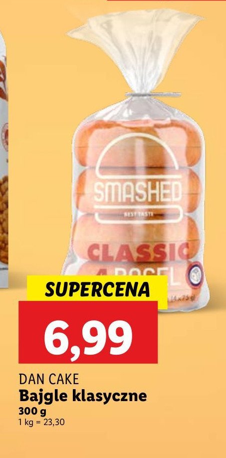 Bajgle classic Dan cake promocja w Lidl