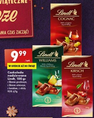 Czekolada amarena kirsch Lindt promocja