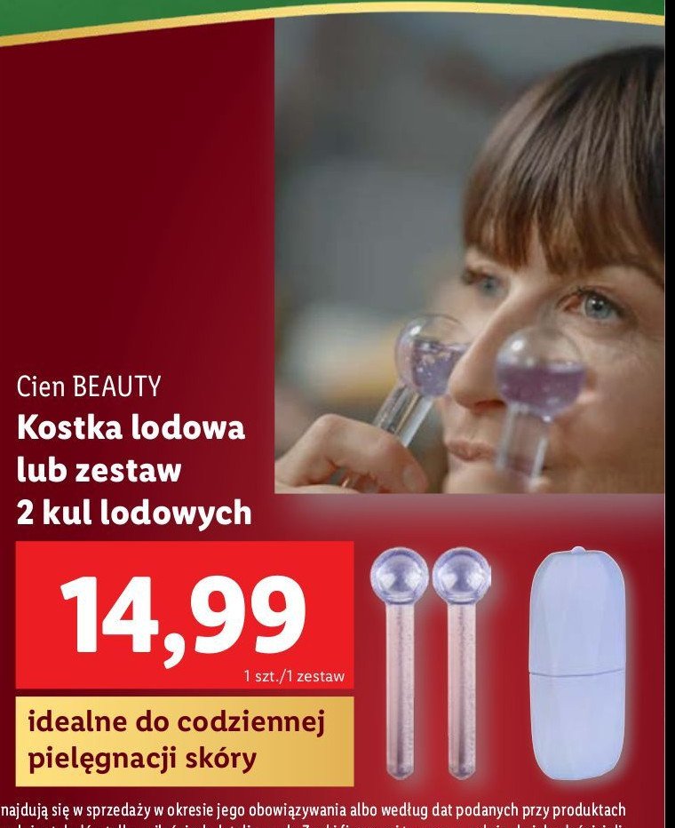 Kostka lodowa Cien beauty promocja