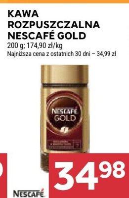Kawa rozpuszczalna Nescafé Gold promocja w Stokrotka