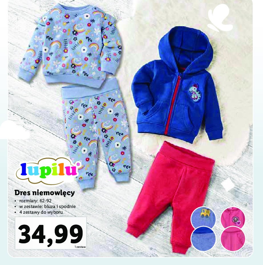 Dres niemowl臋cy rozm. 62-92 Lupilu promocja