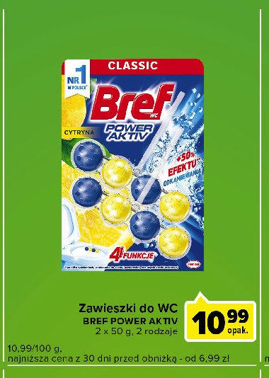 Kostka do wc 4 function lemon Bref power aktiv promocja