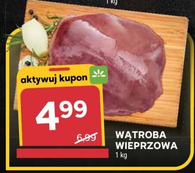 Wątroba wieprzowa promocja w Stokrotka