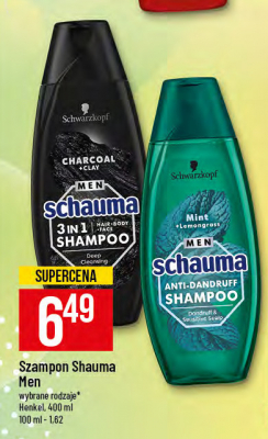 Szampon do włosów glinka Schauma for men promocja