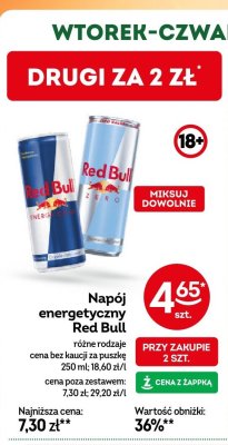 Napój energetyczny Red Bull promocja w Żabka