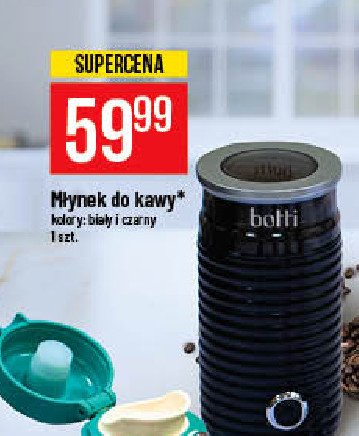 M艂ynek do kawy caffenero bia艂y Botti electronic promocja