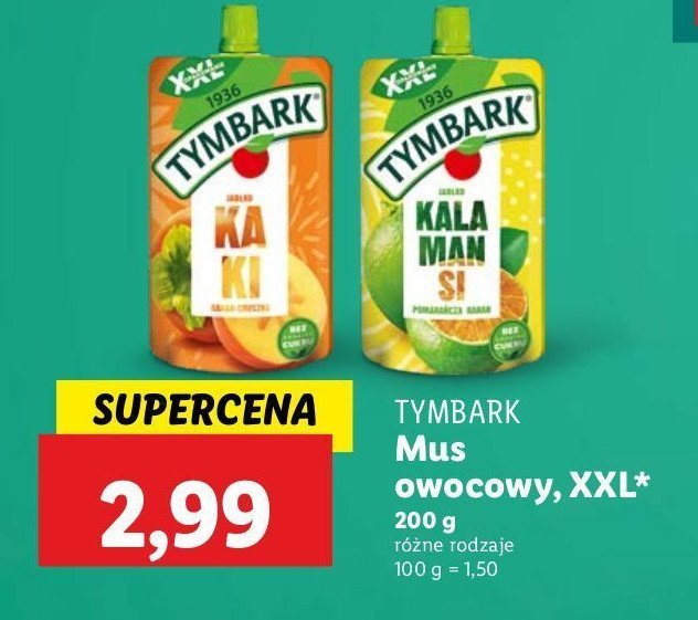 Mus jabłko- kaki Tymbark promocja