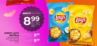 Chipsy Lay's 120-130 g wybrane smaki promocja w Duży Ben