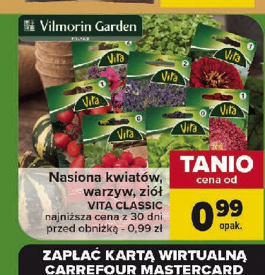 Nasiona warzyw Vita promocja