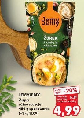 Zupa żurek z kiełbasą wieprzową promocja