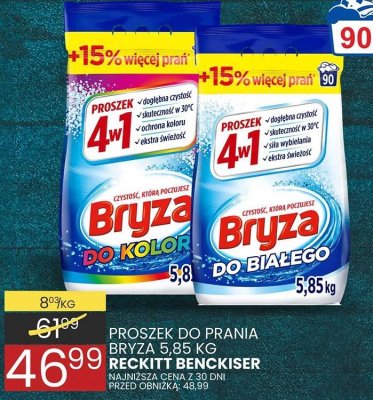 Proszek do prania Bryza Reckitt Benckiser promocja w Wafelek