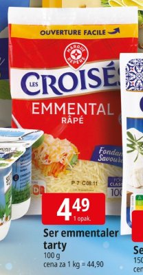 Ser emmentaler tarty promocja w Leclerc