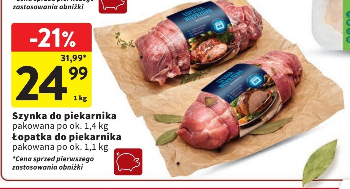 Łopatka wieprzowa do piekarnika Pekpol promocja