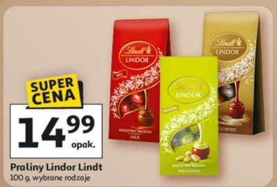 Czekoladki Praliny Lindor Lindt promocja w Auchan