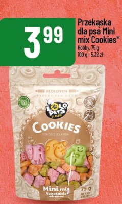 Przekąska dla psa Mini mix Cookies Hobby promocja w POLOmarket