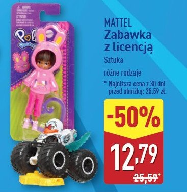 Lalka polly pocket kotek Mattel promocja w Aldi