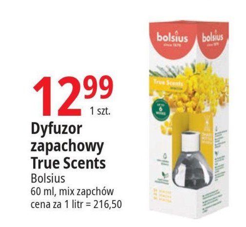Patyczki pachnące żółte Bolsius true scents promocja