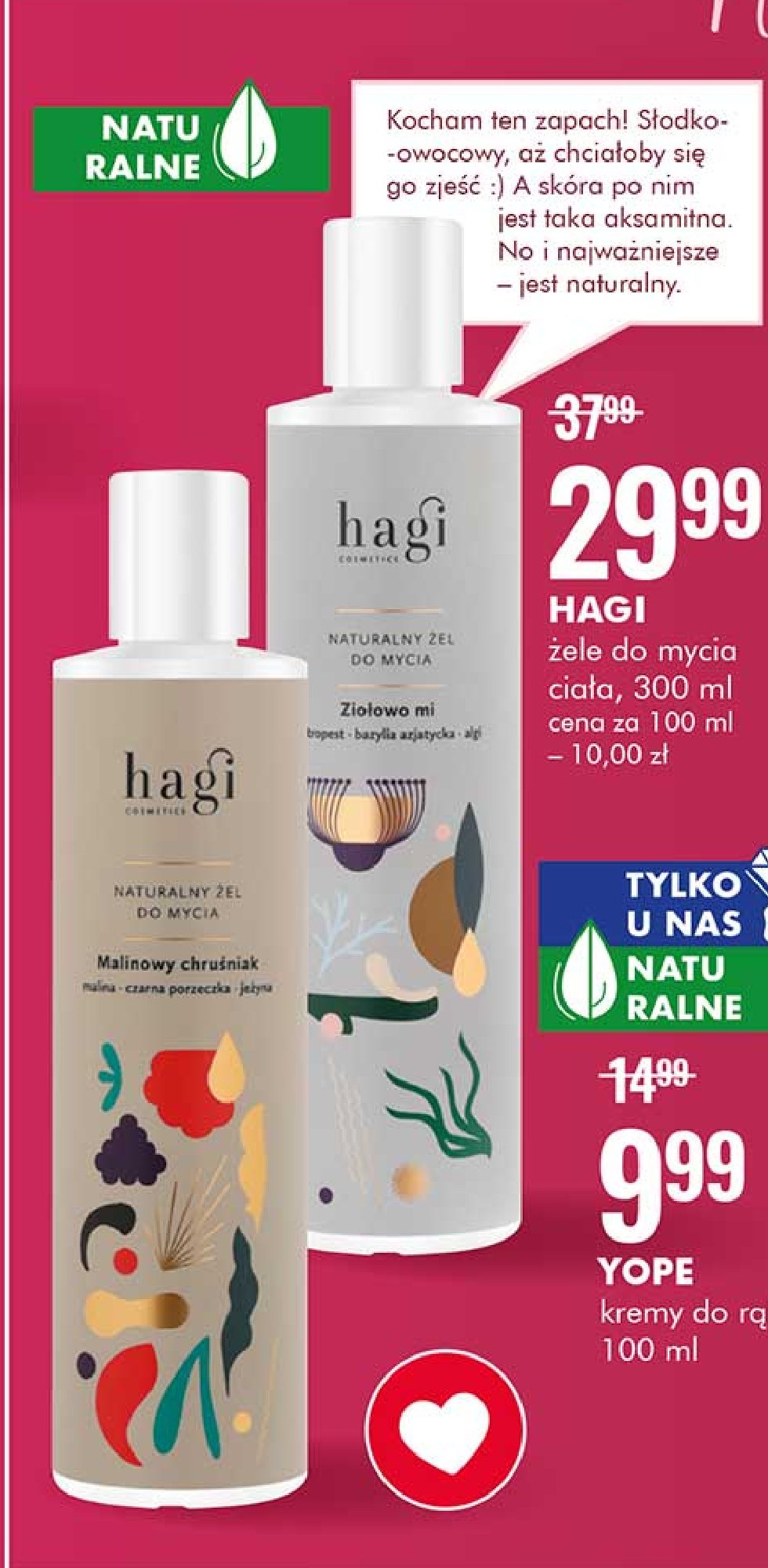 Żel do ciała ziołowo mi Hagi promocja