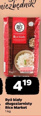 Ryż biały długoziarnisty Rice Market promocja w Netto