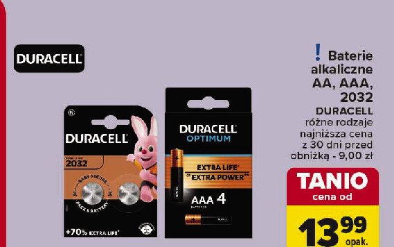 Baterie 2032 Duracell promocja