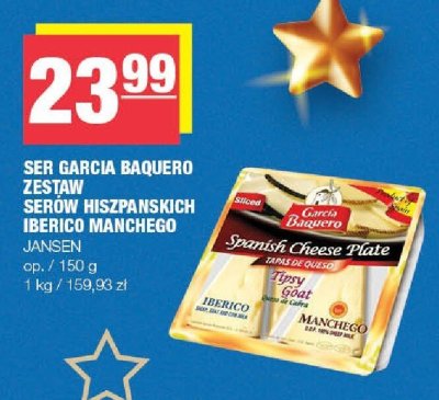 Ser Garcia Baquero zestaw serów hiszpańskich Iberico Manchego Jansen promocja w SPAR