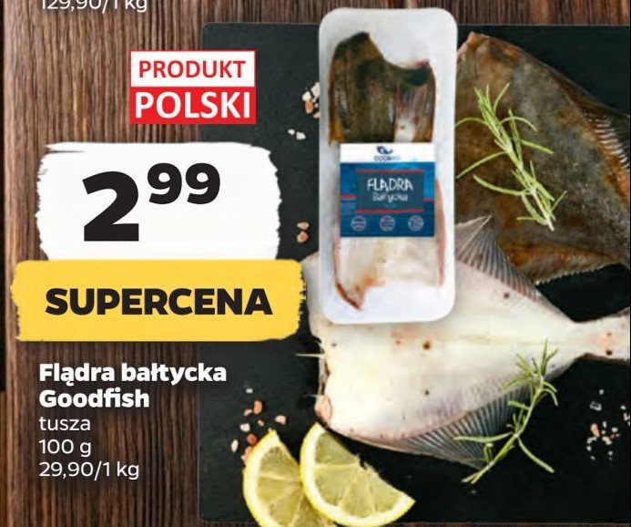 Flądra bałtycka Good fish promocja