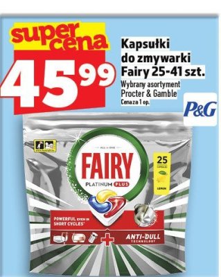 Kapsułki do zmywarki Fairy 25-41 szt. promocja w TOPAZ
