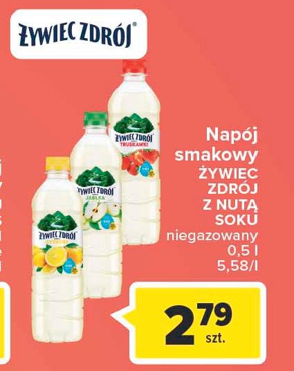 Woda truskawkowa Żywiec zdrój ze smakiem promocja