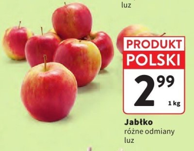 Jabłko różne odmiany luz promocja w Intermarche