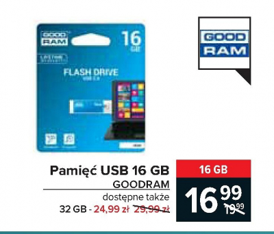 Flashdrive 16gb usb 2.0 Goodram promocja