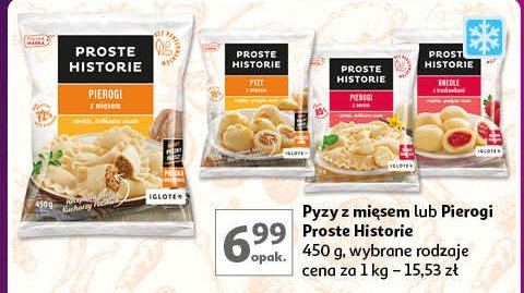 Knedle z truskawkami Iglotex proste historie promocja