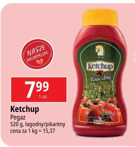 Ketchup łagodny Pegaz promocja