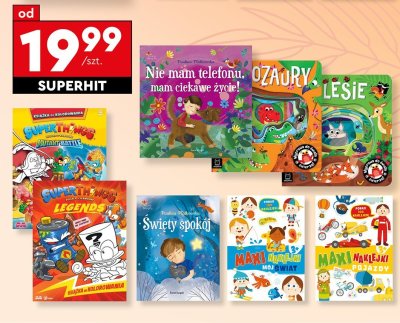 Książki dla dzieci - różne tytuły promocja w Biedronka