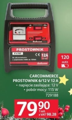 CARCOMMERCE prostownik 6/12 V 12 A promocja w Selgros