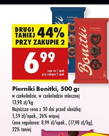 Pierniki w czekoladzie mlecznej Bonitki promocja