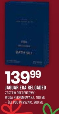 Perfumy Jaguar Era Reloaded zestaw prezentowy woda perfumowana + żel pod prysznic promocja w Drogerie Natura